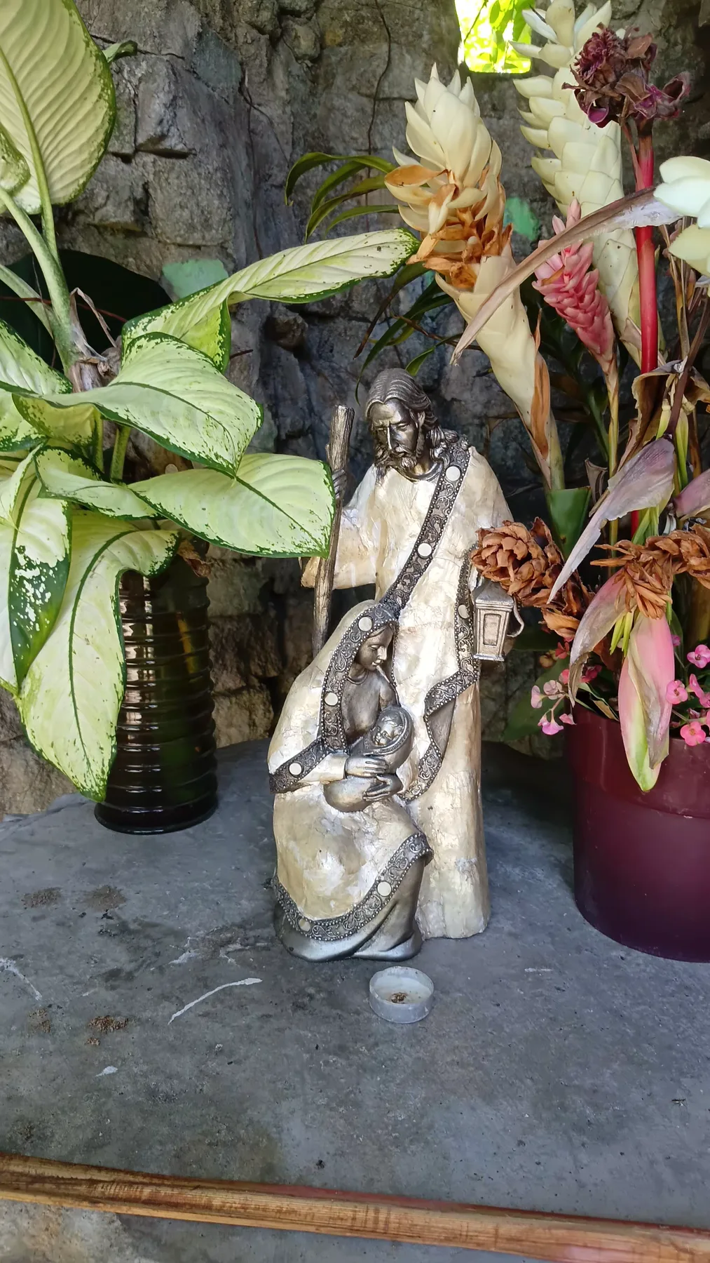 Beeld van Maria, Jozef en Jezus