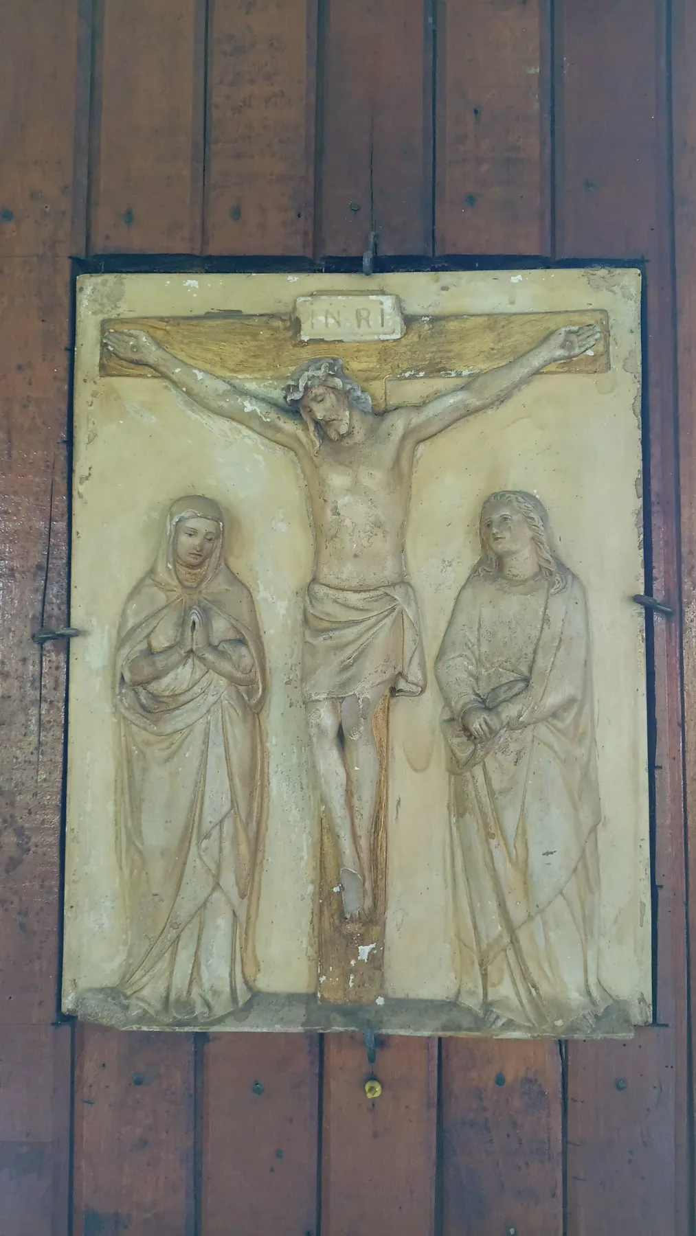 Reliëf uit de kruisweg van Jezus